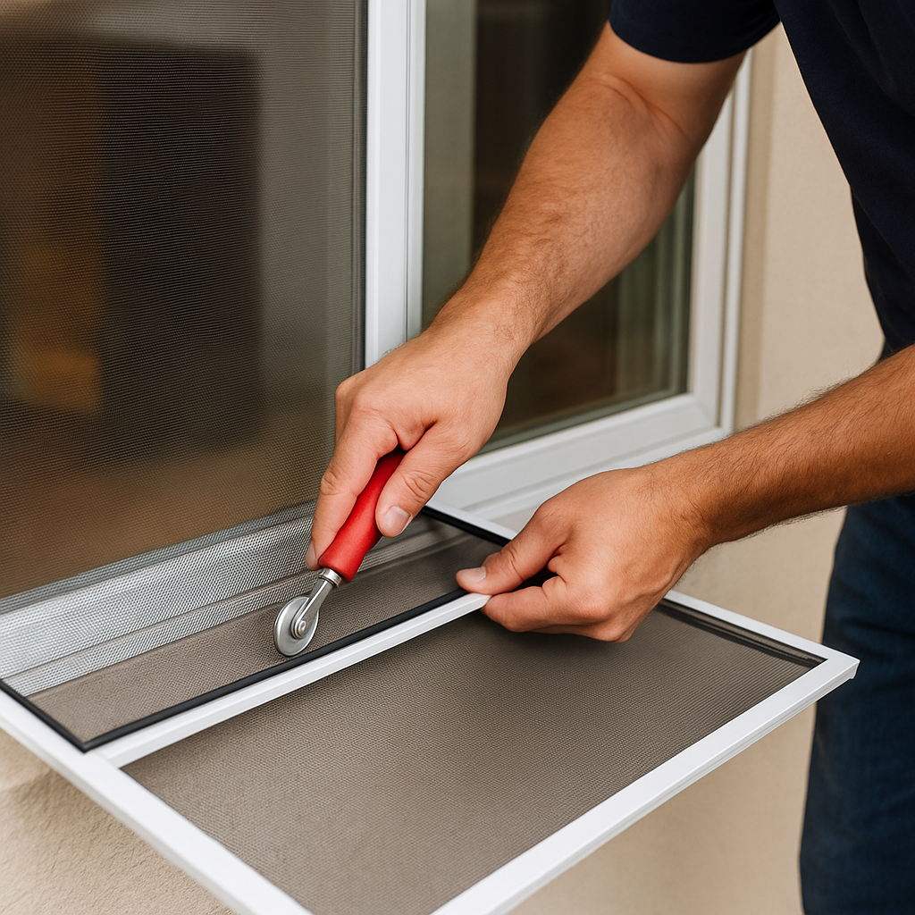 Best Custom Screen Repair & Installation Palm Springs ca offered at Mark the Screen Guy! 